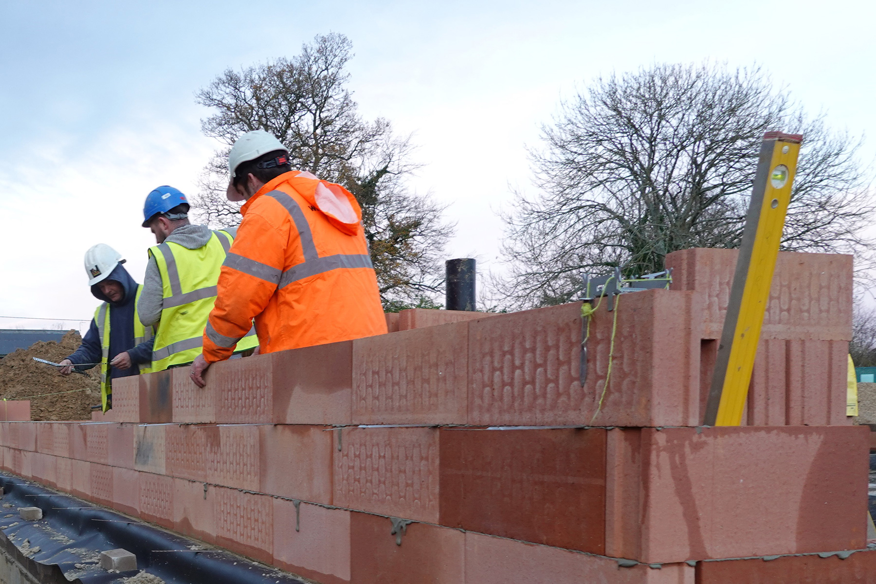 Building in progress at The Birches, by Healthy Developments