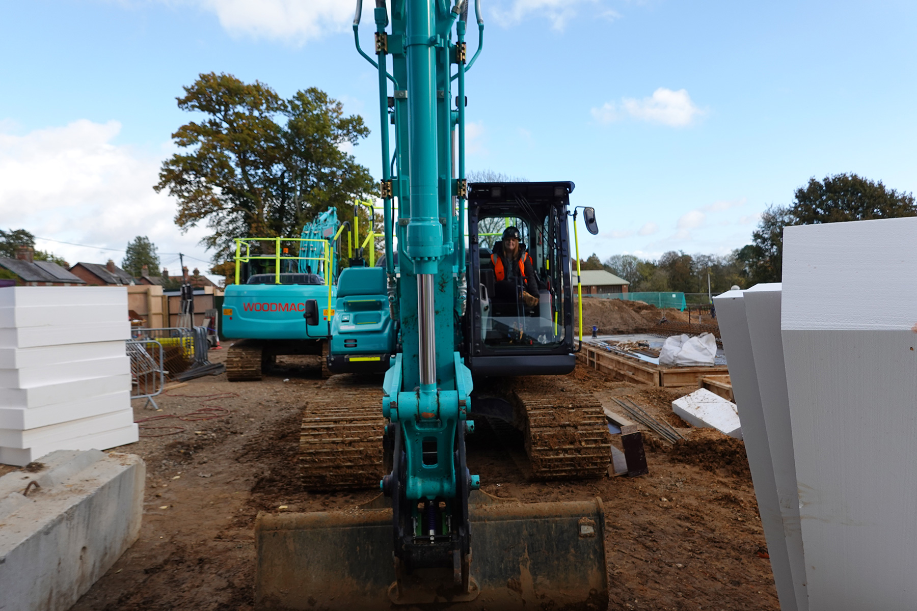 Building in progress at The Birches, by Healthy Developments